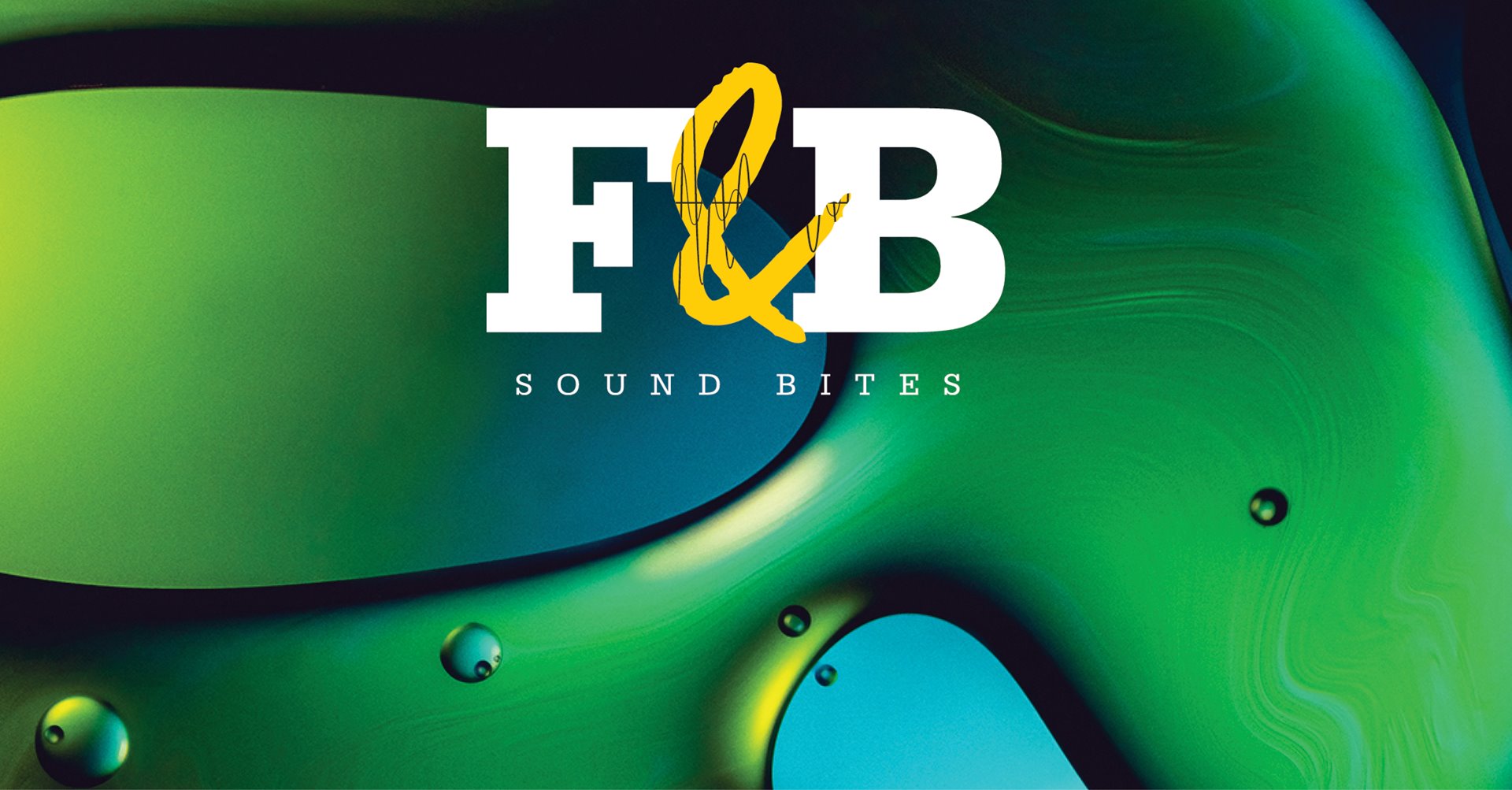 F&B Sound Bites: Episode 1 - Who Is Hamish McCook Anyway?