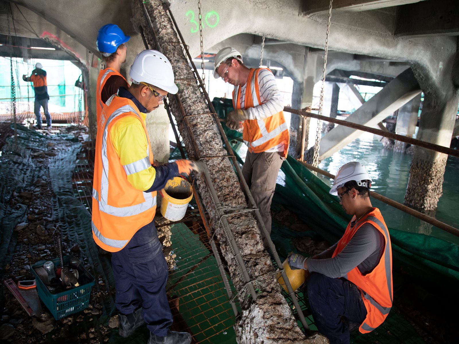 Wynyard wharf repair 