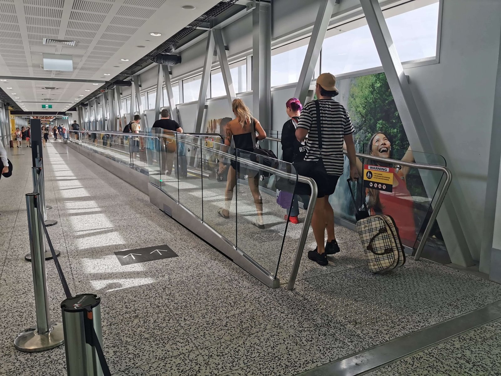 Melbourne Airport T4 Travelators